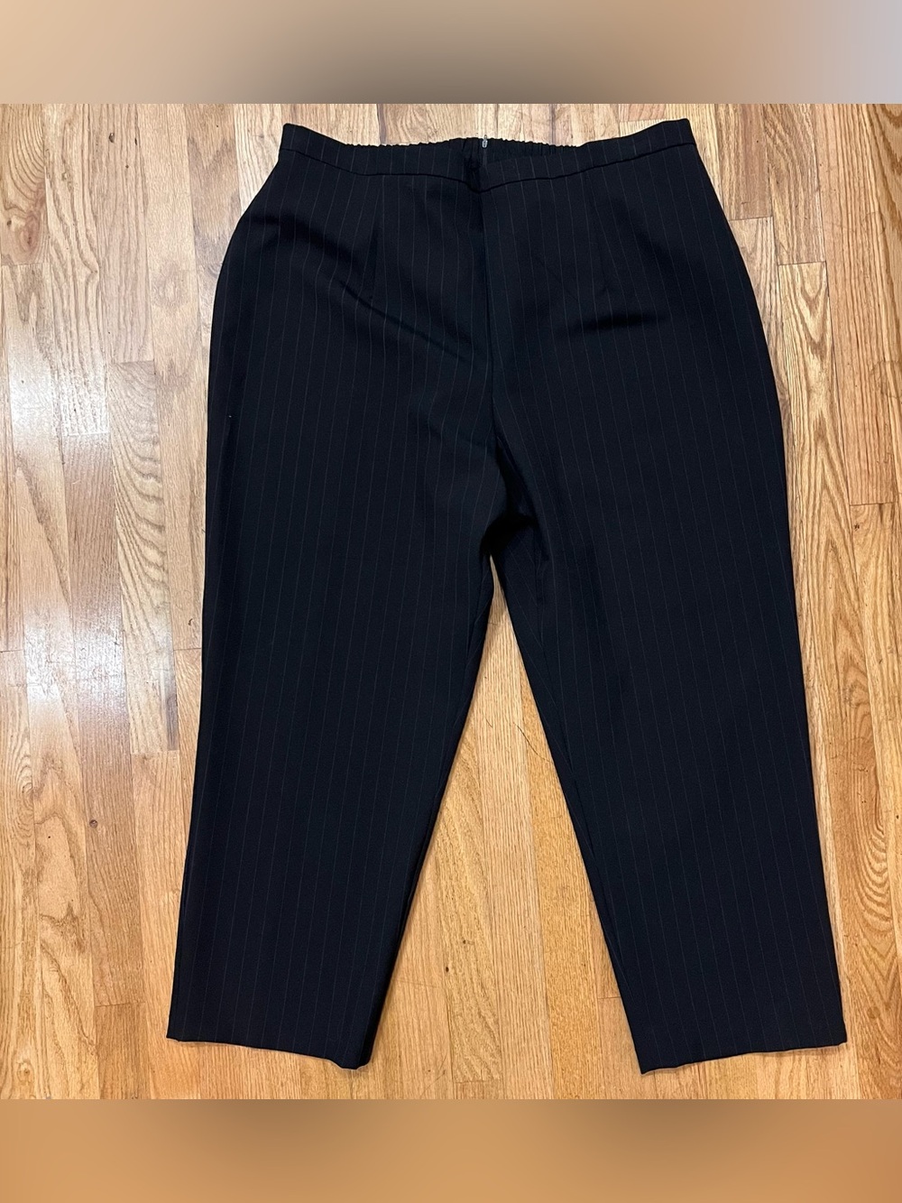KSL 22W Black Pin Striped High Rise Pants.Office-Date Night. Dress Up/Down NWOT